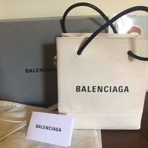 Balenciaga XXS calf skin shopping tote